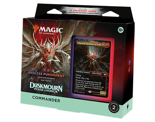 Duskmourn “Endless Punishment” Commander Deck (Black/Red)