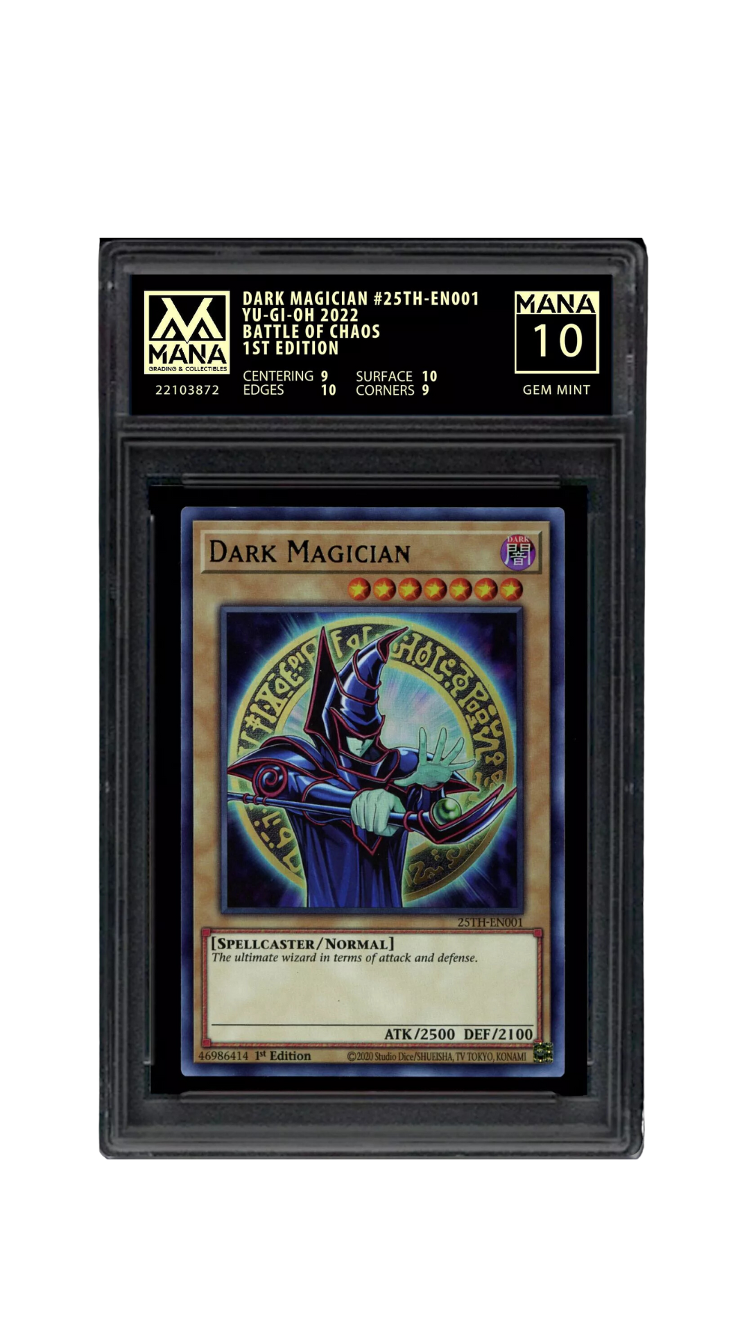 DARK MAGICIAN - 25TH-EN001 MANA 10