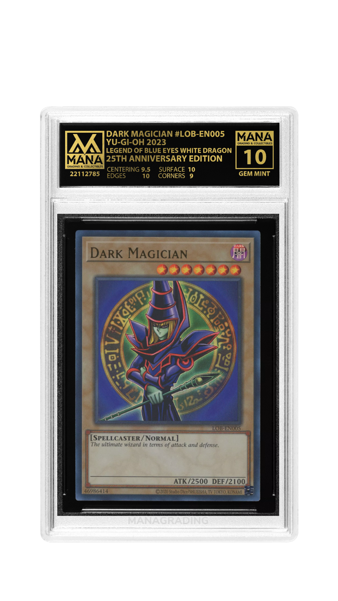 DARK MAGICIAN 2023 - LOB-EN005 MANA 10