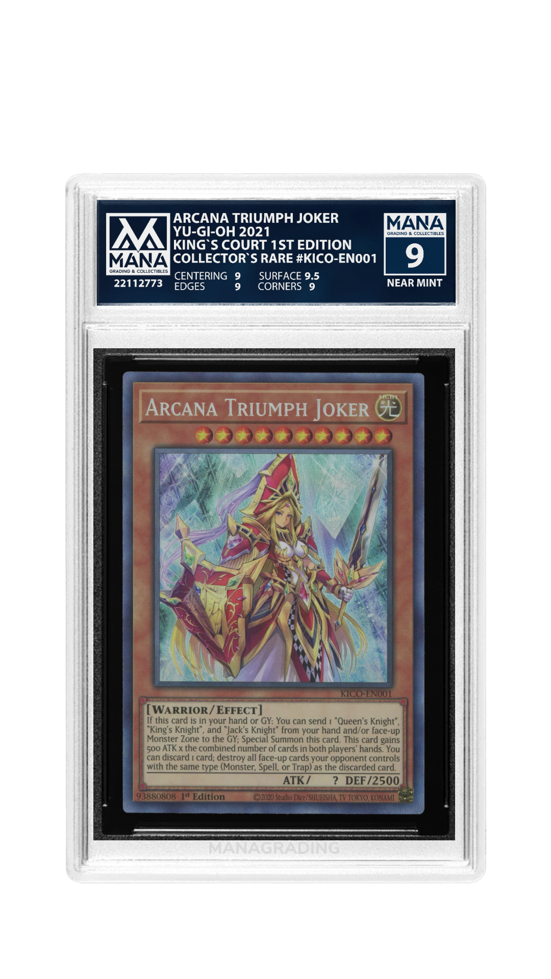 ARCANA TRIUMPH JOKER (Collectors Rare) MANA 9