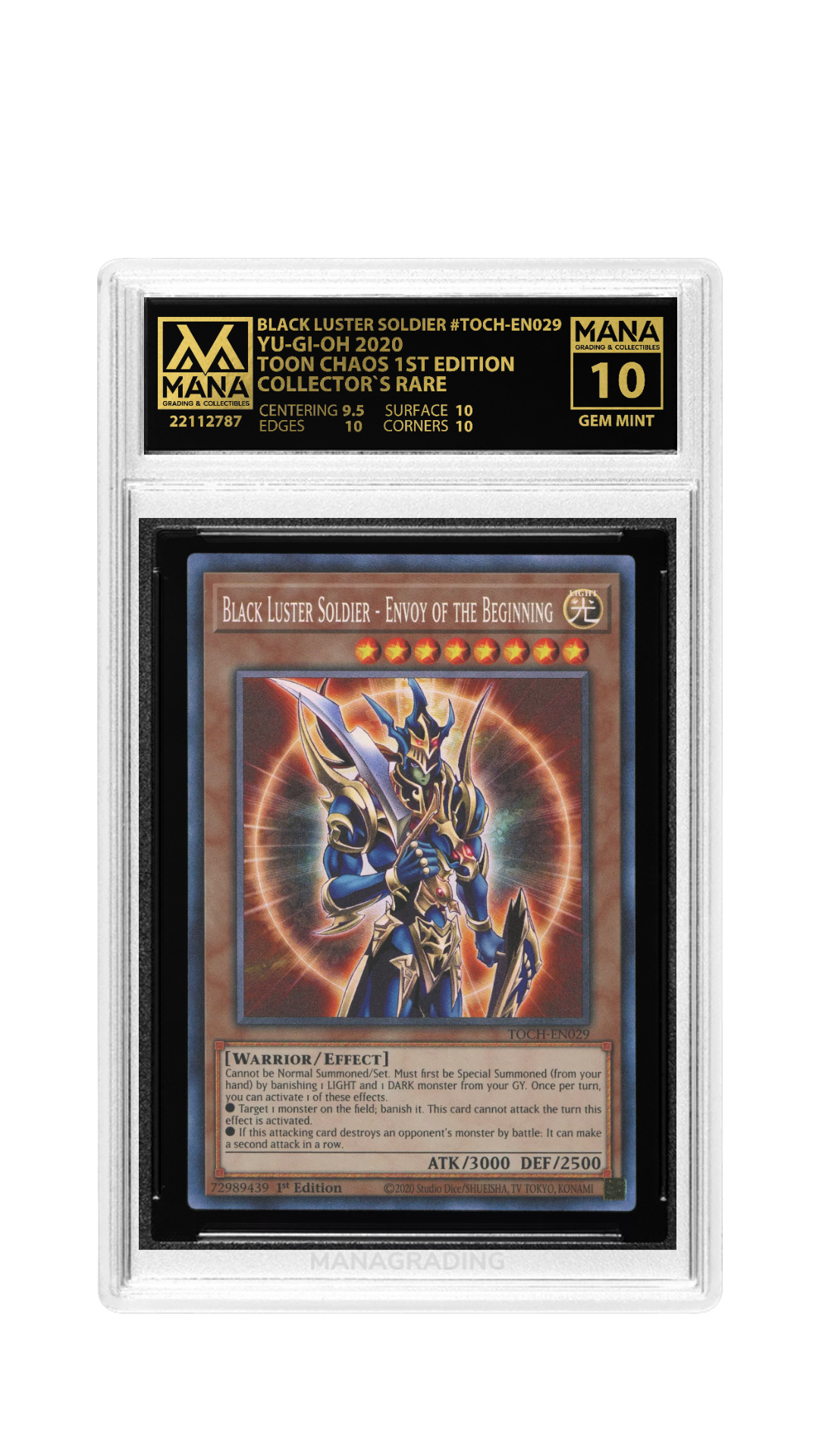 BLACK LUSTER SOLDIER (Collector's Rare) MANA 10