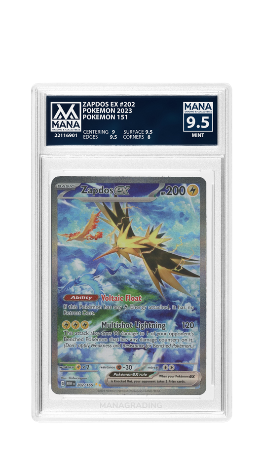 ZAPDOS EX - 202 MANA 9.5